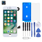 LCD Screen include Front Camera for iPhone 7, i7 White with Camera i7 White with Camera White