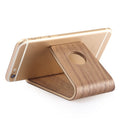 JS01 Wooden Desktop Phone Holder Universal Curved Wood Support Frame For Tablet Phones (Lindens), IP7G0650A, IP7G0650B, IP7G0650C IP7G0650B