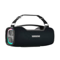 HOPESTAR A6X TWS Portable Outdoor Bluetooth Speaker with Colorful Music Lights, Support Power Bank & Hands-free Call & U Disk & TF Card & 3.5mm AUX, A6X Black, A6X Green A6X Black Black