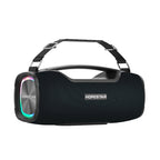 HOPESTAR A6X TWS Portable Outdoor Bluetooth Speaker with Colorful Music Lights, Support Power Bank & Hands-free Call & U Disk & TF Card & 3.5mm AUX, A6X Black, A6X Green A6X Black Black