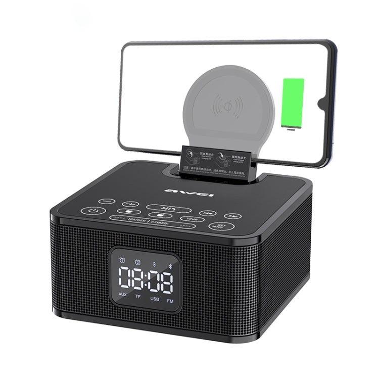 awei Y332 Wireless Charging Bluetooth 5.0 Speaker, Support Hands Free Voice Call Default Title