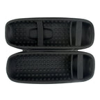 EVA Storage Box – Portable Speaker Storage Box Protective Cover with Shoulder Strap &... Black