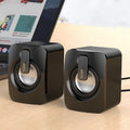 A1 USB Mini High Volume Wired Speaker, Bluetooth Version, Bluetooth Version – Bluetooth, Non-slip Bluetooth Version Black