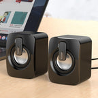 A1 USB Mini High Volume Wired Speaker, Bluetooth Version, Bluetooth Version – Bluetooth, Non-slip Bluetooth Version Black