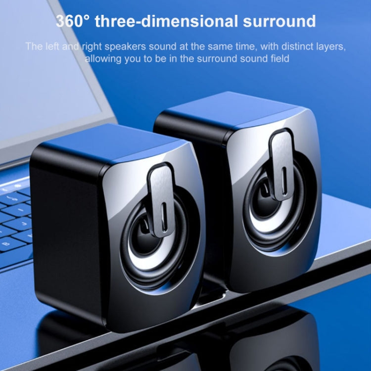 A1 USB Mini High Volume Wired Speaker, Bluetooth Version, Bluetooth Version – Bluetooth, Non-slip