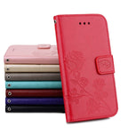 Fro iPhone 8 & 7 Roses Pressed Flowers Pattern Flip Leather Case with Holder & Card Slots & Wallet, Fro 8 & 7