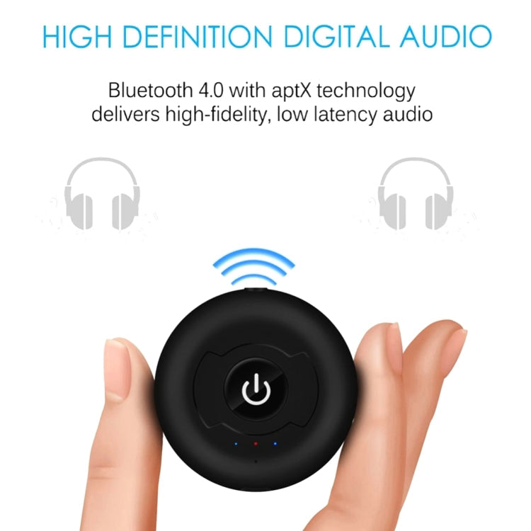 H366T Bluetooth Audio Transmitter – Portable Multi-point Bluetooth 4.0 Audio Transmitter for iPhone,...