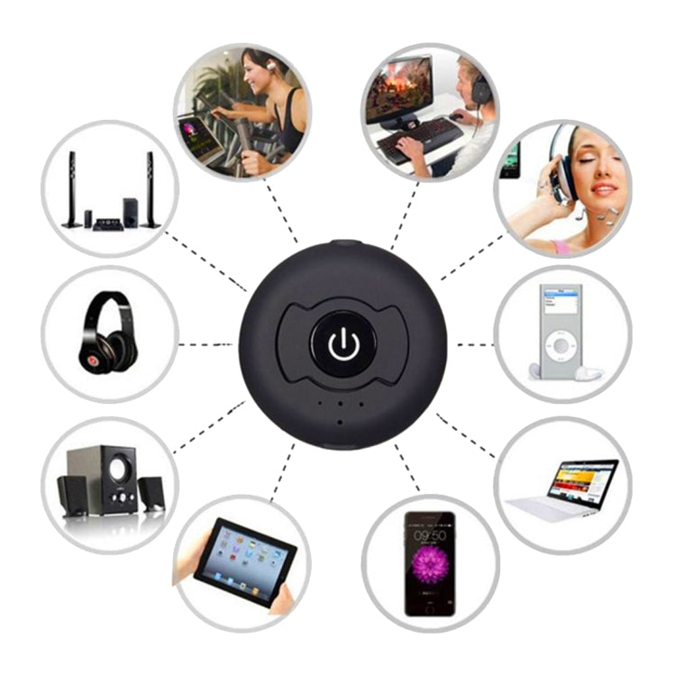 H366T Bluetooth Audio Transmitter – Portable Multi-point Bluetooth 4.0 Audio Transmitter for iPhone,...