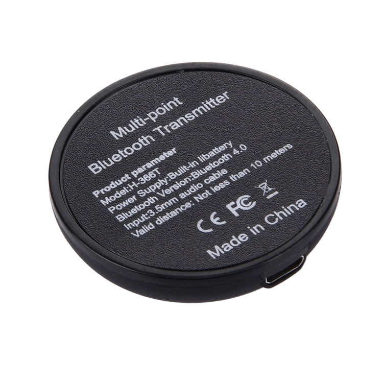 H366T Bluetooth Audio Transmitter – Portable Multi-point Bluetooth 4.0 Audio Transmitter for iPhone,...