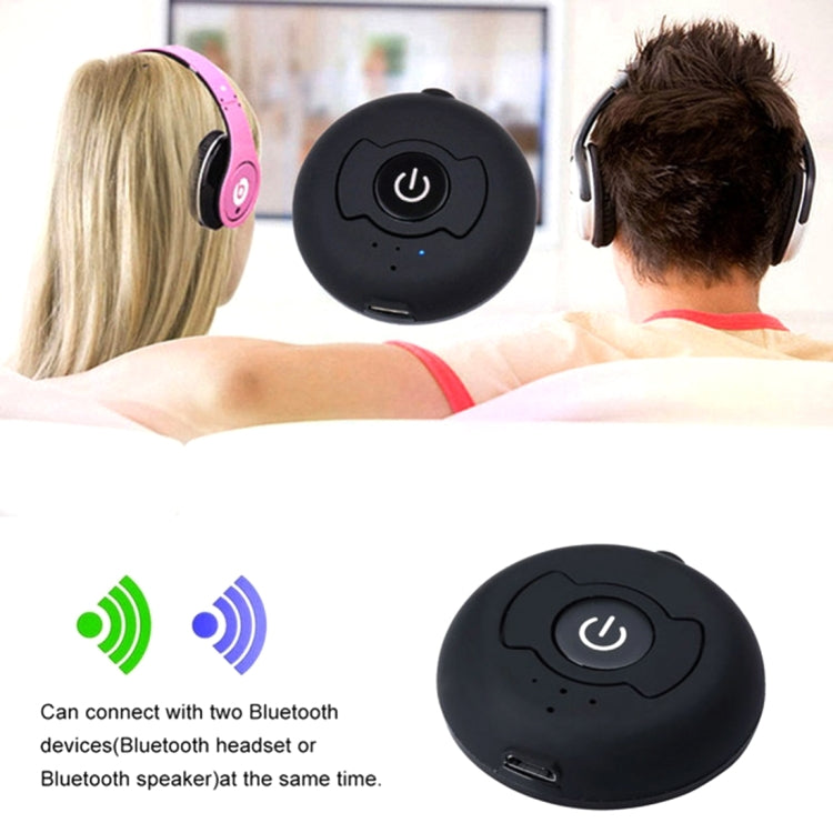H366T Bluetooth Audio Transmitter – Portable Multi-point Bluetooth 4.0 Audio Transmitter for iPhone,...