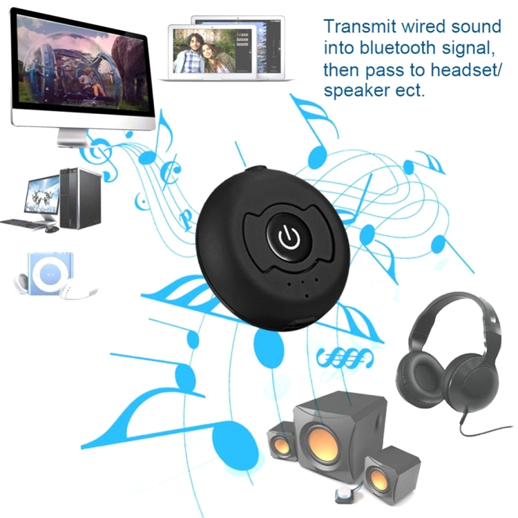H366T Bluetooth Audio Transmitter – Portable Multi-point Bluetooth 4.0 Audio Transmitter for iPhone,...