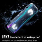 XDOBO BMTL BOSS IPX7 Waterproof Portable Wireless Bluetooth Speaker with RGB Colorful Light & TWS, BMTL BOSS