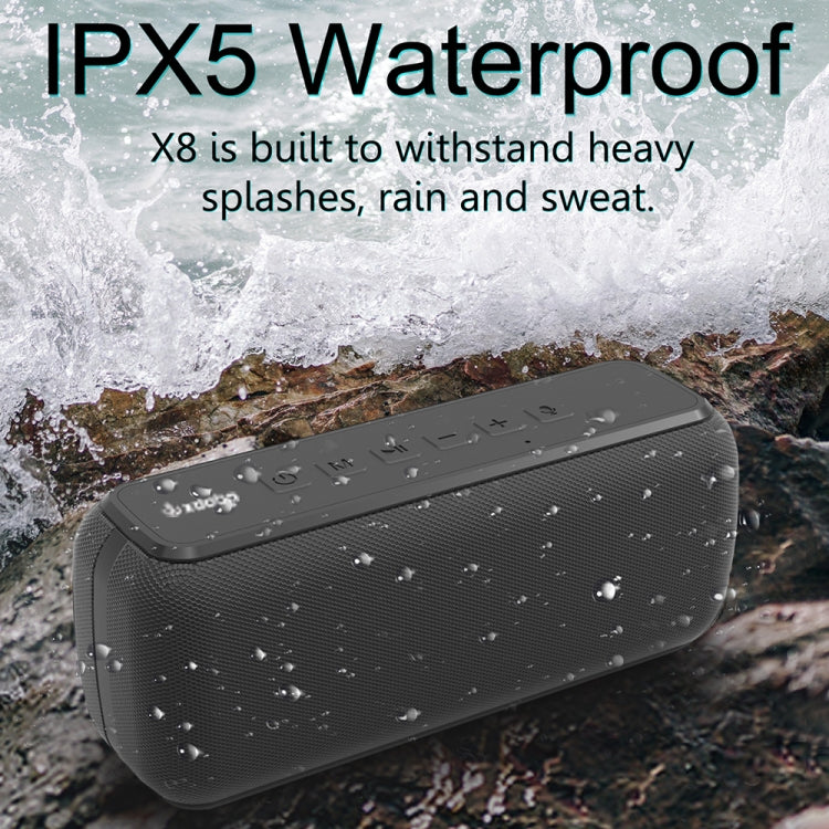 XDOBO X8 60W Wireless Bluetooth Speaker Outdoor Subwoofer Support TWS & TF Card, X8 – Waterproof, Bluetooth, TPU