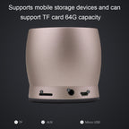 awei Y500 Mini Portable Wireless Bluetooth Speaker with 3D Stereo, Built-in Mic, Support TF Card / AUX, Y500