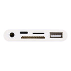 Card Reader – 5 in 1  8 Pin to USB HUB And USB-C / Type-C And 3.5mm Earphone And SD...