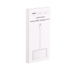 Card Reader – 5 in 1  8 Pin to USB HUB And USB-C / Type-C And 3.5mm Earphone And SD...