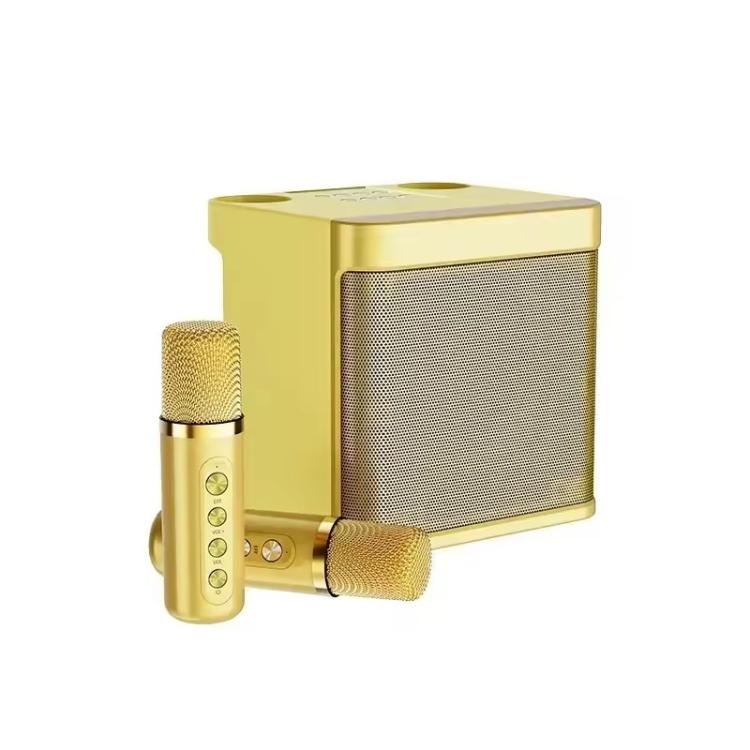YS-203 Bluetooth Karaoke Speaker Wireless Microphone, YS-203 (Gold), YS-203 (Silver), YS-203 (Black), YS-203 (Red) YS-203 (Gold) Gold