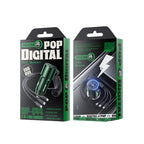 WK WP-C44 Pop Digital Series Ciahung 3-in-1 Cabled 33W Dual-USB Fast Car Charger, WP-C44 (Silver), WP-C44 (Black)