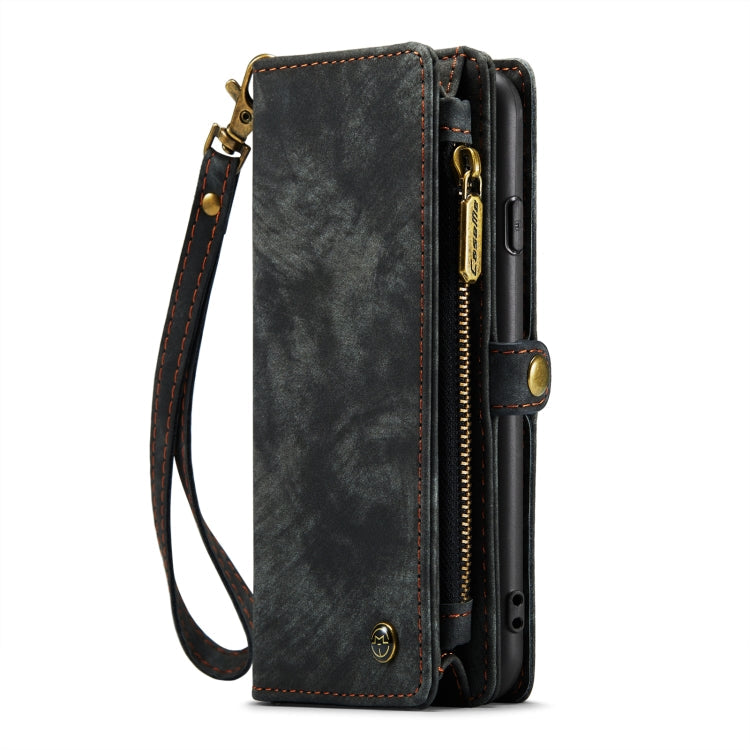 CaseMe for iPhone 8 & 7 Multifunctional Leather Billfold with Detachable Magnetic PC Back Protective Case & Holder & 10 Card Slots & 3 Cash Slots & 1 Zipper Wallet & 2 Photo Frames & 3 Magnetic Clasps, For iPhone 8 & 7, For 8 & 7