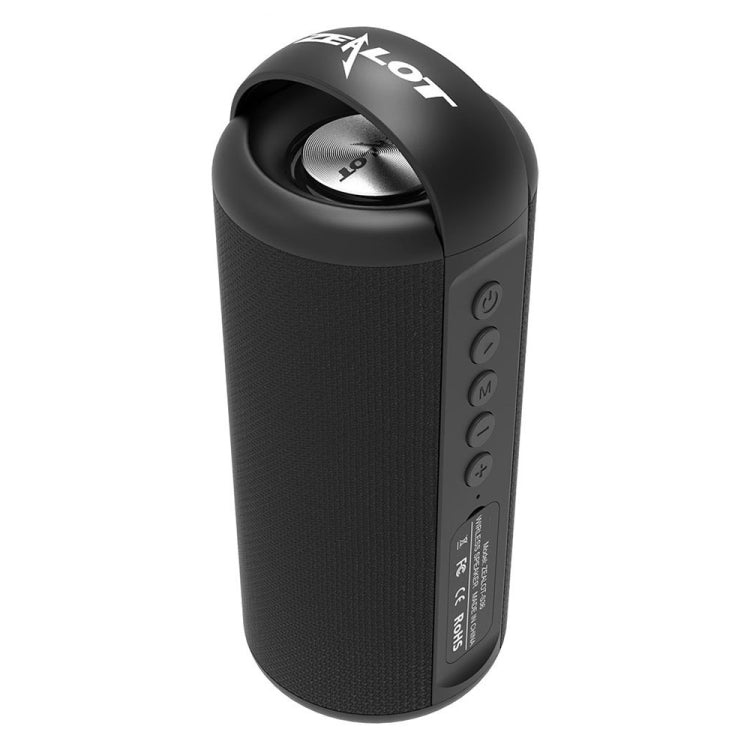 ZEALOT S36 Portable Heavy Bass Wireless Bluetooth Speaker with Built-in Mic, Support Hands-Free Call & TF Card & AUX Black