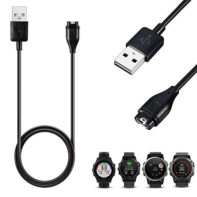 Universal USB Cable for Garmin Fenix 5 / 5x /5s, Vivoactive 3, Forerunner 935, IP7G8962B, IP7G8962W – Durable Build, Easy to Use