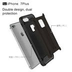 For iPhone 8 Plus & 7 Plus Tough Armor TPU + PC Combination Case, For...