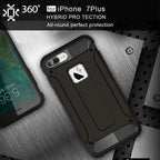 For iPhone 8 Plus & 7 Plus Tough Armor TPU + PC Combination Case, For...