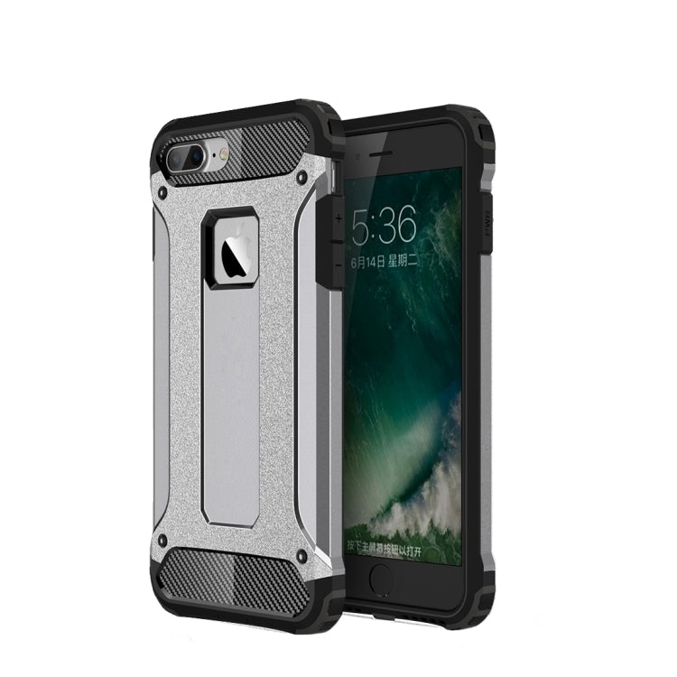 For iPhone 8 Plus & 7 Plus Tough Armor TPU + PC Combination Case, For...