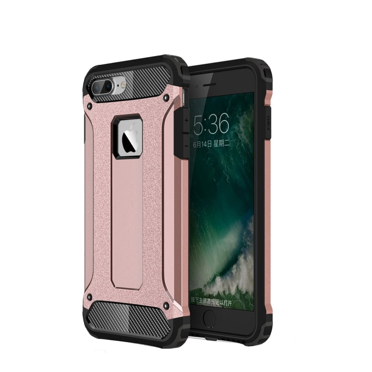 For iPhone 8 Plus & 7 Plus Tough Armor TPU + PC Combination Case, For...
