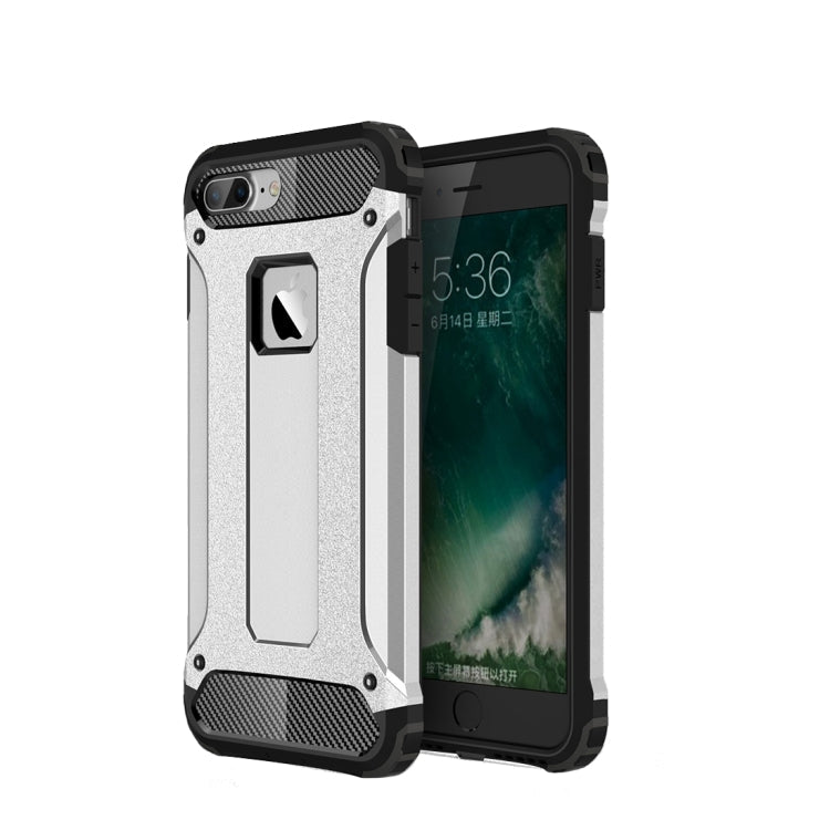 For iPhone 8 Plus & 7 Plus Tough Armor TPU + PC Combination Case, For...