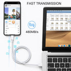 8 Pin to USB 2.0 Sync Data / Charging Cable, Cable Length: 1m