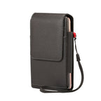 Universal Litchi Texture Vertical Flip Upright Lattice PU Leather Case / Waist Bag with Back Splint & Card Slots & Lanyard for iPhone 8 Plus & 7 Plus , Galaxy Note 8 / S8 Plus / S9+, Huawei Mate 8, For 6.0 inch and Below Phones