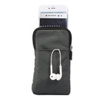 Universal Multi-function Plaid Texture Double Layer Zipper Sports Waist Bag / Shoulder Bag for iPhone X & 7 & 7 Plus / Galaxy S9+ / S8+ / Note 8 / Sony Xperia Z5 / Huawei Mate 8, Size: 16.5 x 9.0 x 3.0cm – Durable Build, Easy to Use