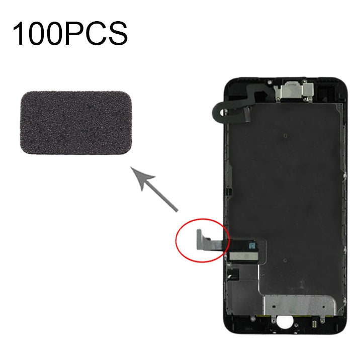100 PCS LCD Display Flex Cable Cotton Pads for iPhone 7 Plus, For iPhone 7 Plus For iPhone 7 Plus