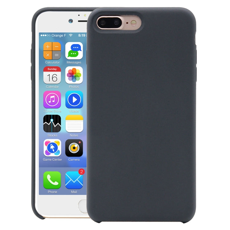 Case – Silicone (iPhone 8 Plus) For 8P & 7P Dark Gray