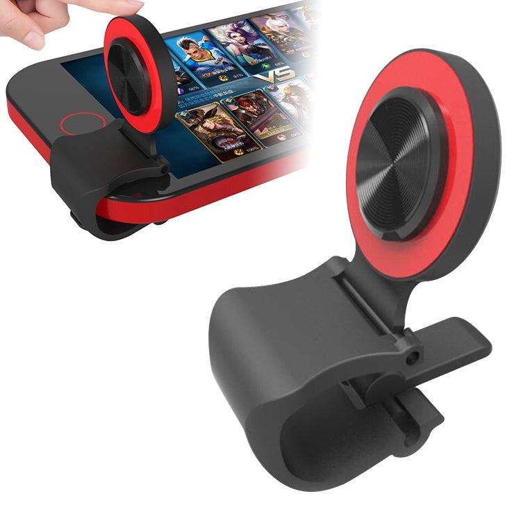 A9 Direct Mobile Clip Games Joystick Artifact Hand Travel Button Sucker with Ring Holder for iPhone, Android Phone, Tablet, A9 Gold, A9 REd, A9 Silver – Ring Holder A9 REd Red