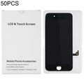 50 PCS Cardboard Packaging White Box for iPhone 8 / 7 LCD Screen, i7 / i8 Packaging Box – Durable Build, Easy to Use