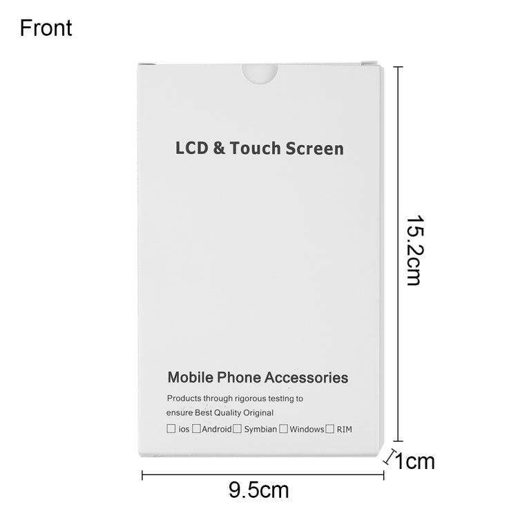 50 PCS Cardboard Packaging White Box for iPhone 8 / 7 LCD Screen, i7 / i8 Packaging Box – Durable Build, Easy to Use