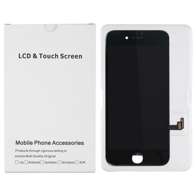 50 PCS Cardboard Packaging White Box for iPhone 8 / 7 LCD Screen, i7 / i8 Packaging Box – Durable Build, Easy to Use