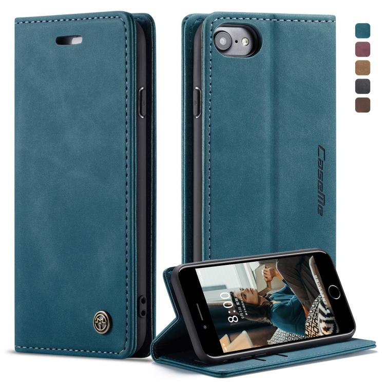 CaseMe-013 Case – Leather (iPhone 7) For iPhone 7 8 Blue