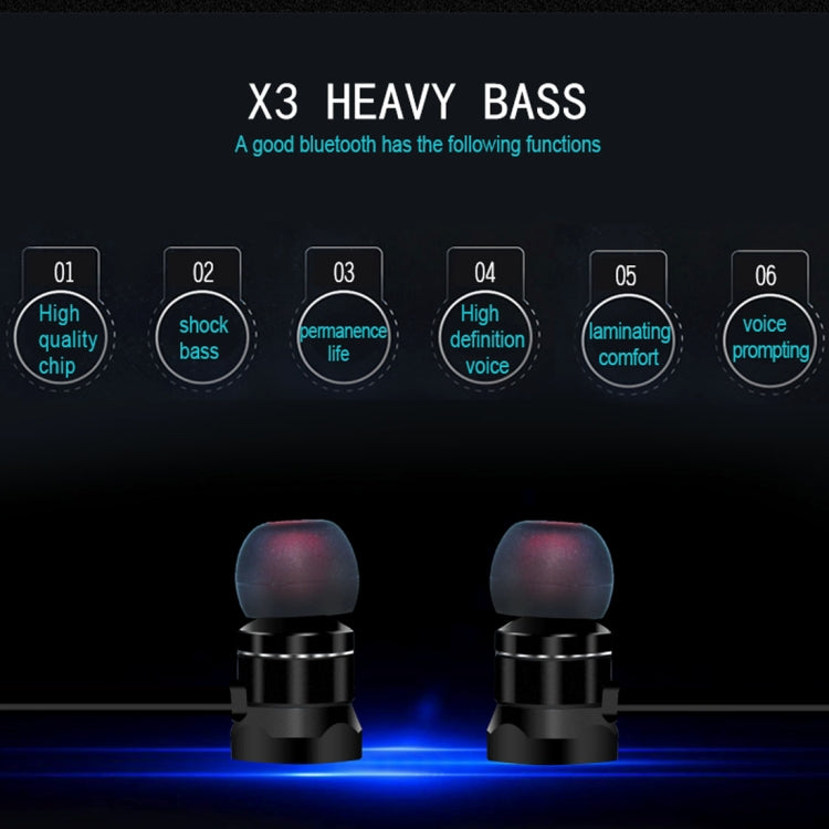 X3 Headset – Bluetooth 5.0, Magnetic, Hands-Free