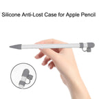 3 in 1 Silicone Protective Cover+Touch Cap Pen+Nip Pen Case For Apple Pencil, White – Durable Build, Easy to Use