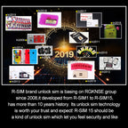 R-SIM SIM Unlock Card – 15 Dual CPU Aegis Cloud Upgraded Version iOS 13 System Universal...