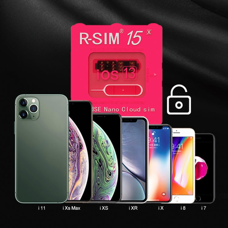 R-SIM SIM Unlock Card – 15 Dual CPU Aegis Cloud Upgraded Version iOS 13 System Universal...