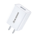WK WP-U118 10W Single USB Port Travel Charger Power Adapter, US Plug, WP-U118 US Plug WP-U118 US Plug