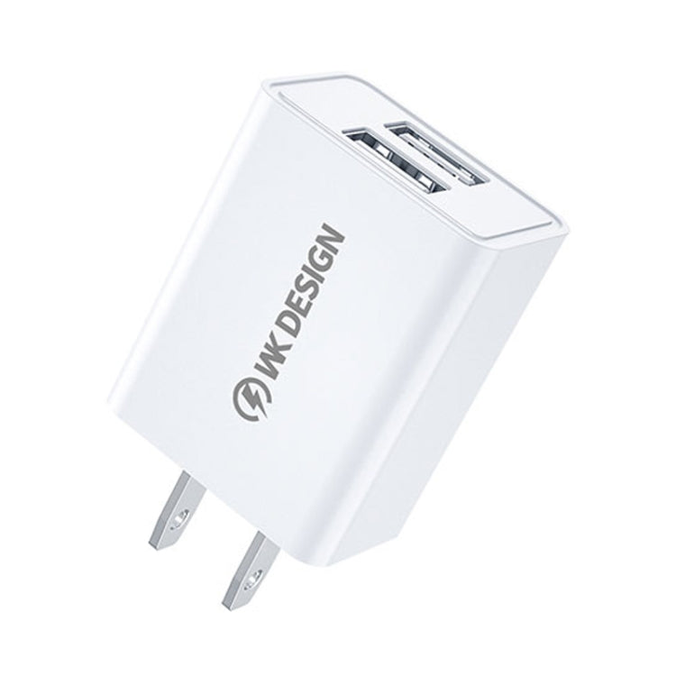 WK WP-U119 10W Dual USB Ports Travel Charger Power Adapter, US Plug, WP-U119 US Plug WP-U119 US Plug
