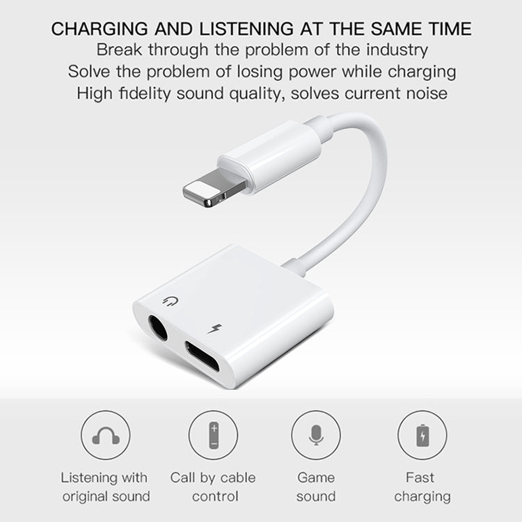 S-Y104 Adapter – Ben Series Apple 3.5+Lightning Adapter, Length: 1.2m