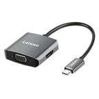 Original Lenovo C02 USB-C / Type-C to HDMI + VGA Converter – 4K Default Title
