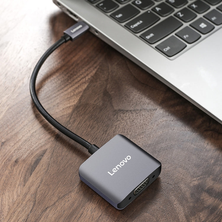 Original Lenovo C02 USB-C / Type-C to HDMI + VGA Converter – 4K