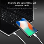 AWEI CL-68 3A Type-C / USB-C to 8 Pin PD Fast Charging Data Cable, Length: 1m
